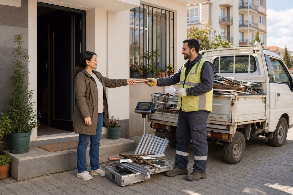 Muğla'da adrese servis hurda alım, anında nakit ödeme